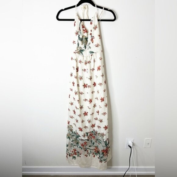 BCBGeneration Maxi Dress open back Long Floral print Size Small - Picture 2 of 16